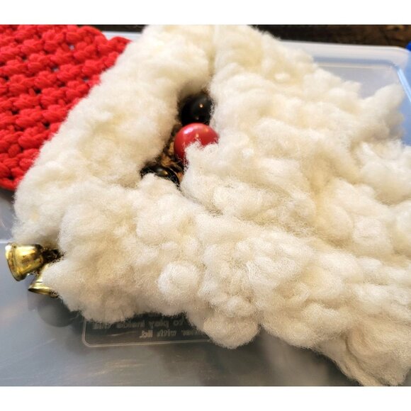 Handmade Crochet Santa Claus Christmas Hanging Decoration vl1007 - Picture 3 of 6